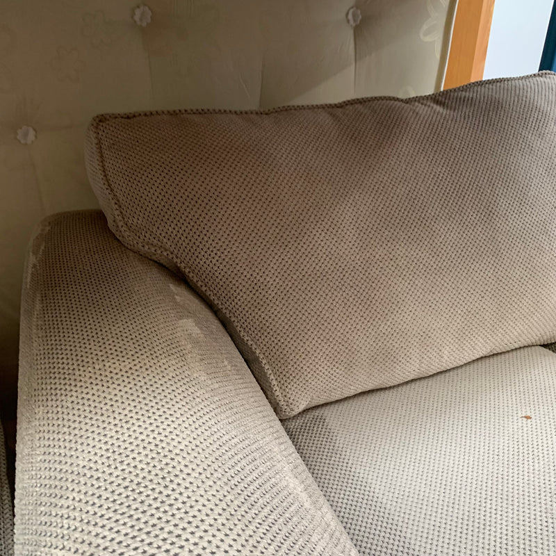 Armchair and footstool