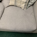 Corner sofa with chair and footstool