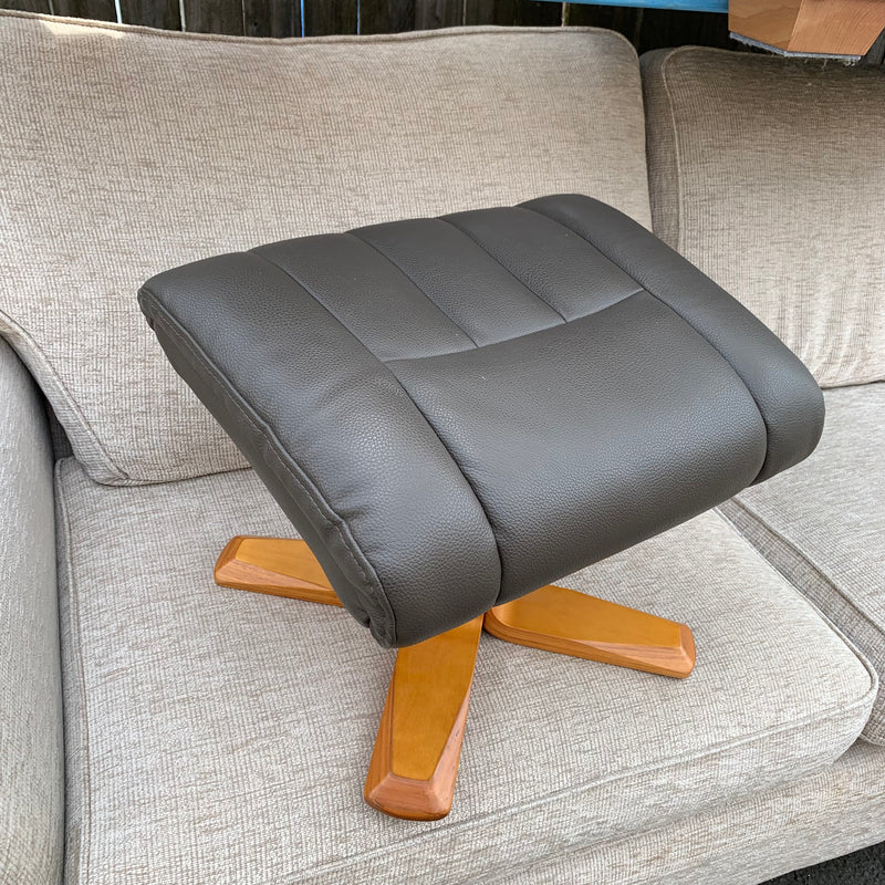 Armchair and footstool