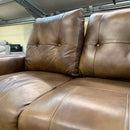 2 seater sofa and footstool