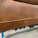 2 seater sofa and footstool