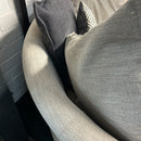 DFS cuddle chair and footstool