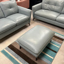 2 and 3 seater sofas with footstool