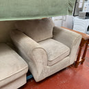 Armchair and footstool