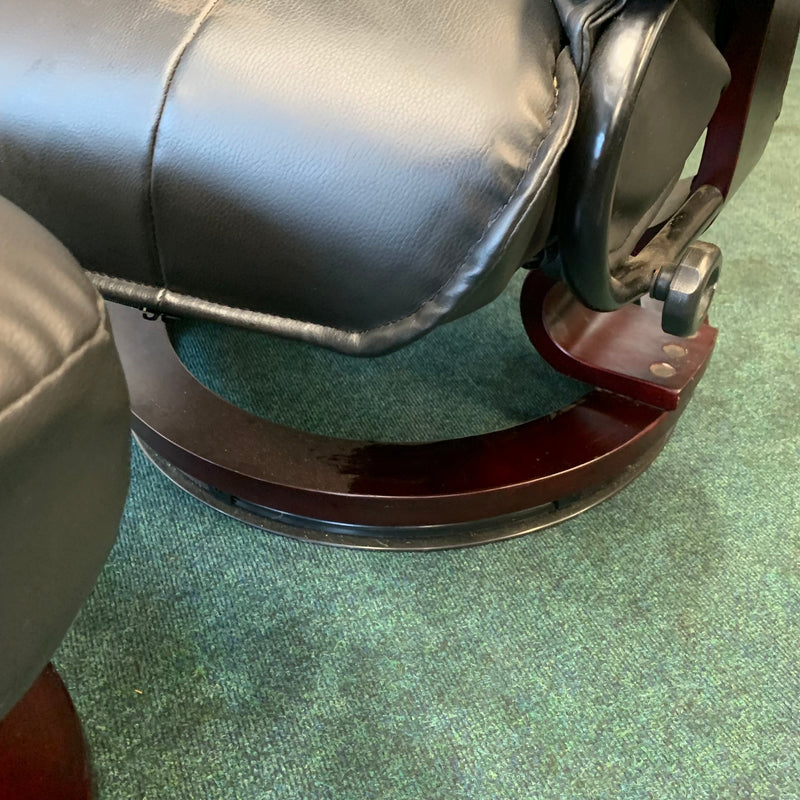 Armchair and footstool