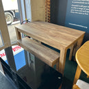 Table and benches