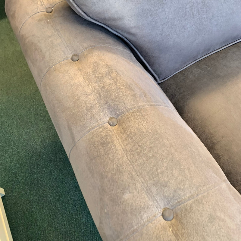 DFS cuddle chair and footstool