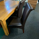 Extending table and chairs