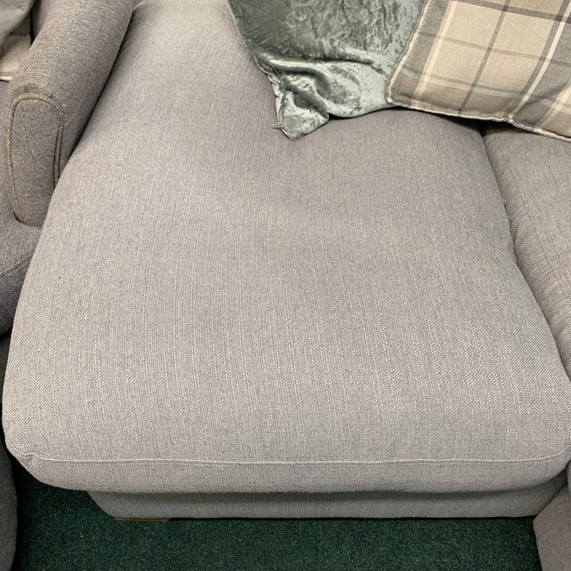 Corner sofa with chair and footstool