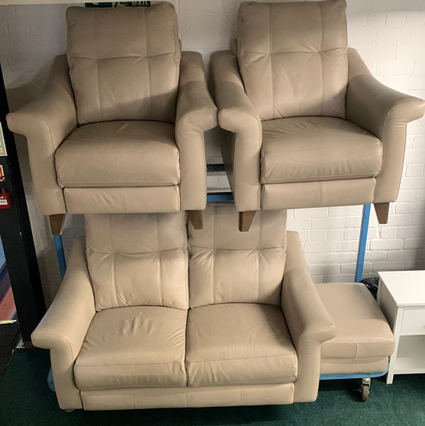 2 seater sofa and 2x armchairs