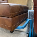 2 seater sofa and footstool