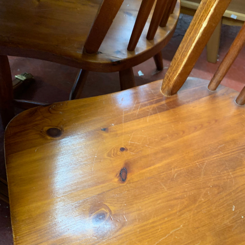 Extending table and chairs