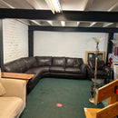 Corner sofa and armchair