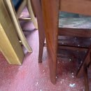 Extending table and chairs