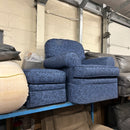 Armchair and footstool