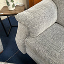 2 seater sofa and cuddle chair with footstool