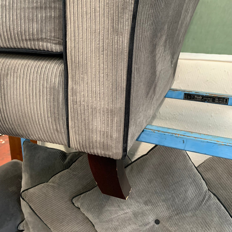 L shaped sofa and armchair