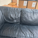 Corner sofa and footstool
