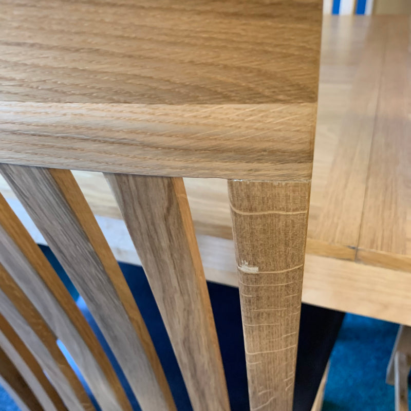 Extending table and chairs