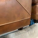 2 seater sofa and footstool