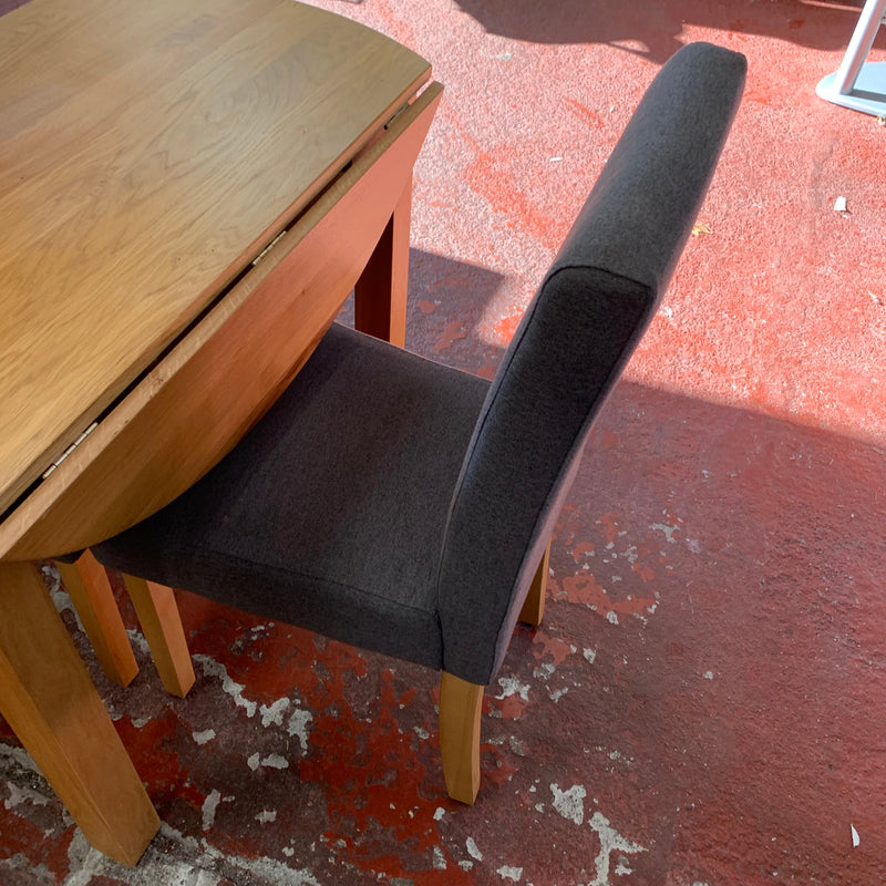 Extending table and chairs