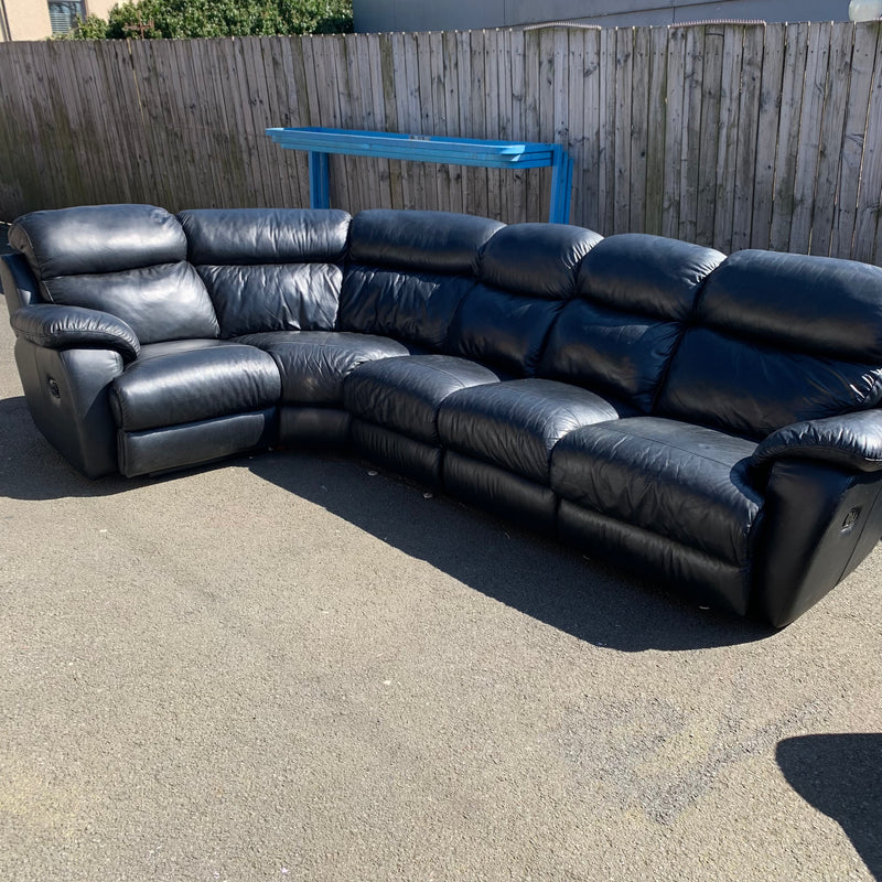 Reclining corner sofa and armchair