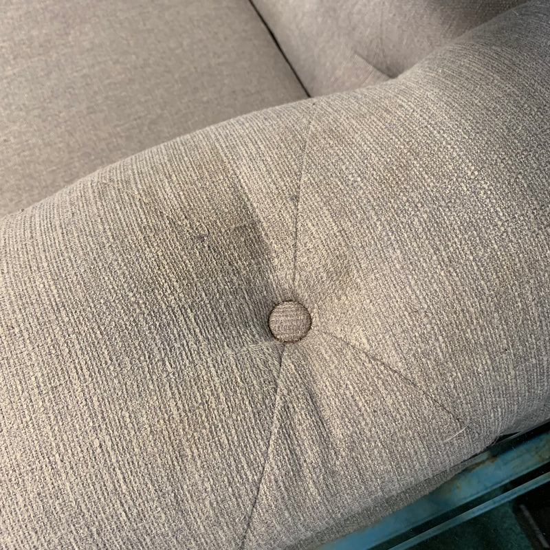 3 seater sofa and footstool