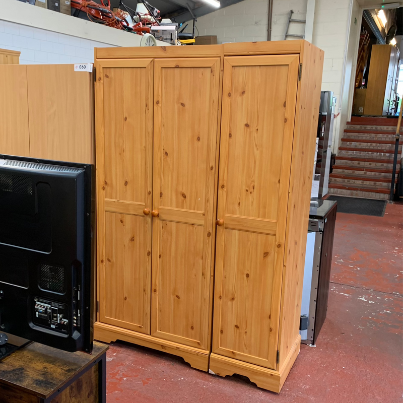 Triple wardrobe