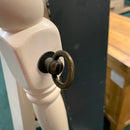 White standing mirror