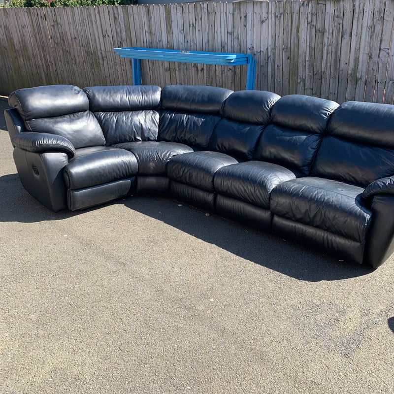 Reclining corner sofa and armchair