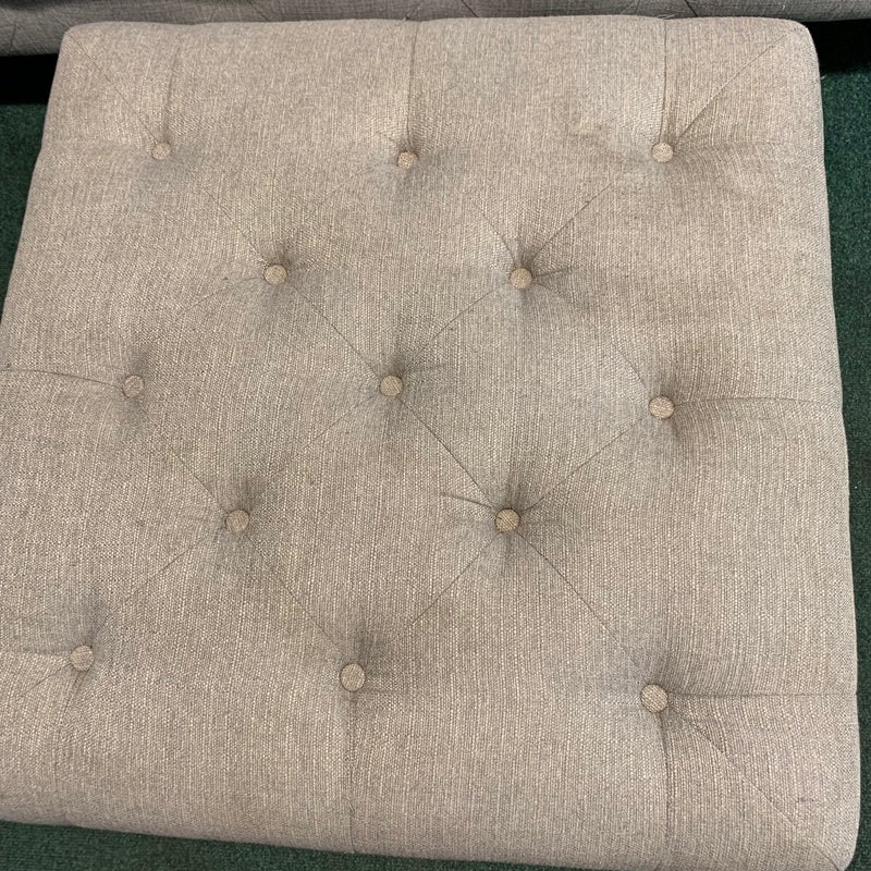 3 seater sofa and footstool
