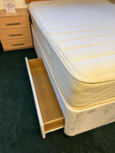 Double bed with storage