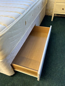 Double bed with storage